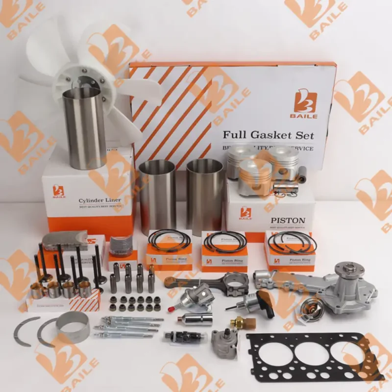 Kubota D1402 Engine Overhaul Rebuild Kit from baileparts