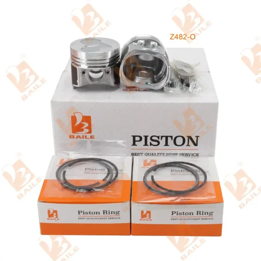 kubota Z482 engine part piston set and ring 16851-21112，16851-21114，1J092-21110 STD size from baileparts