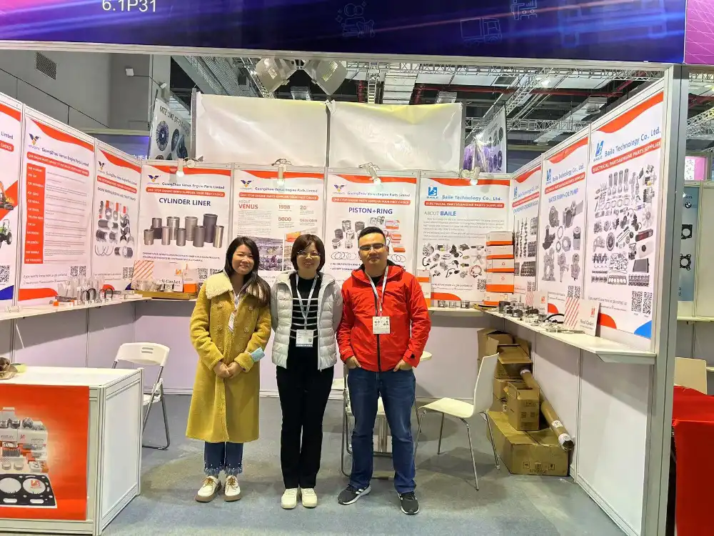 this is baileparts exhibition engine part supplier