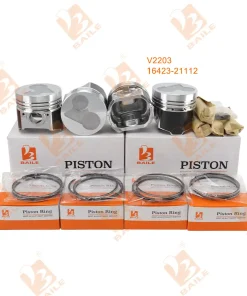 kubota V2203 engine 16423-21112 piston set from baileparts