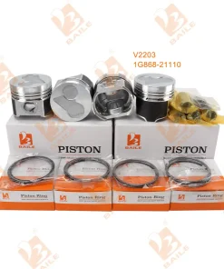 kubota V2203 engine 1G868-21110 piston set from baileparts