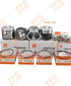 kubota V3300 engine 16V piston set 1C050-2112, 1C010-21110, 1G557-21110, 1G527-21110, 1C011-21110, 1C041-21110, 1C040-21110 from baileparts.