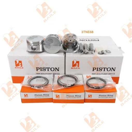 yanmar 3TNE68 engine piston set 119265-22940 STD 68mm engine part_baileparts