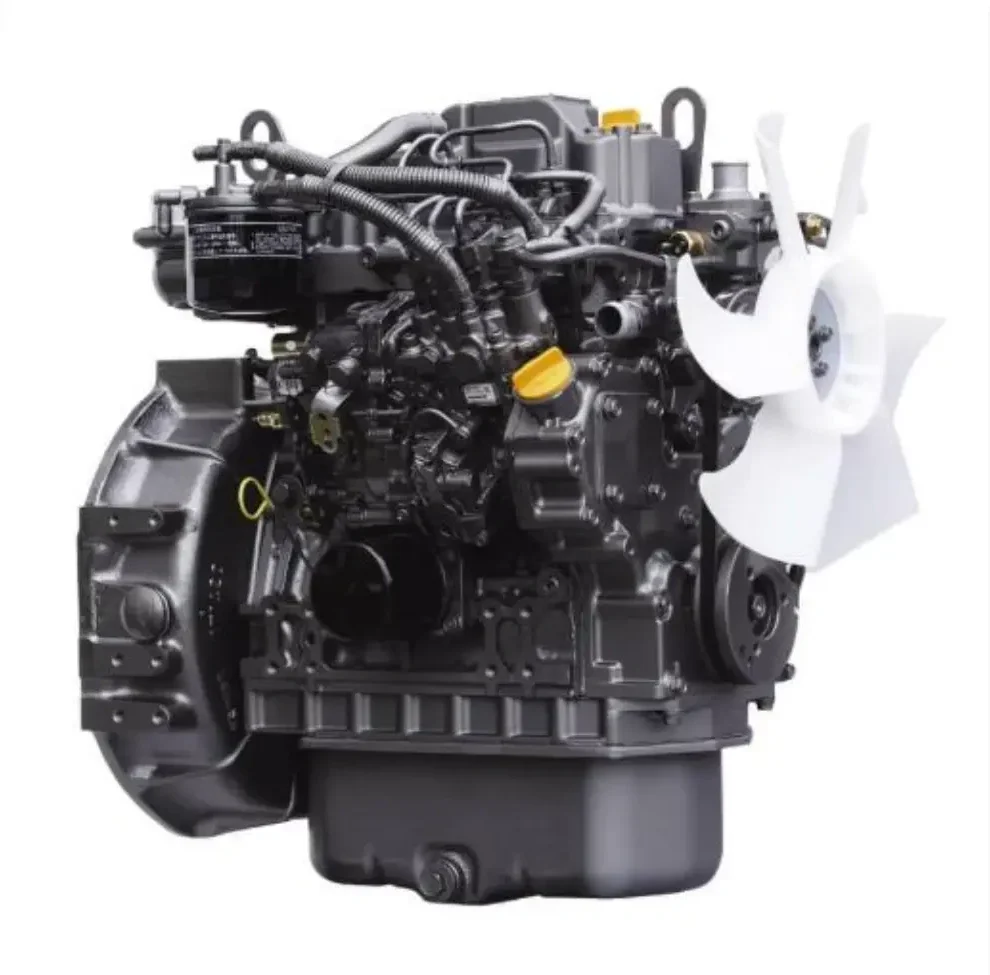 This is a photo of the Yanmar 3TNV88 engine assembly